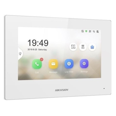 Hikvision Pro Series DS-KH6320-WTE2-W wideodomofon 17,8 cm (7") Biały