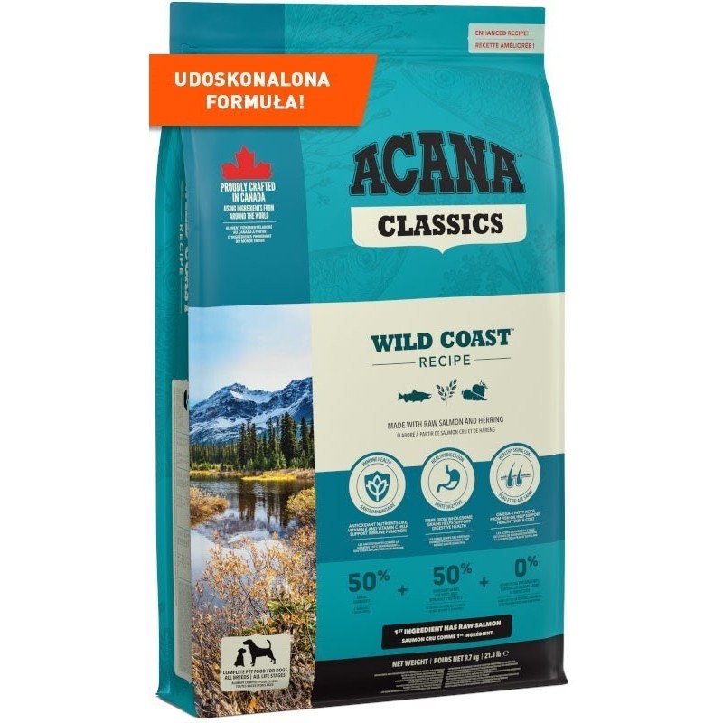 ACANA Classics Wild Coast - sucha karma dla psa - 9,7 kg