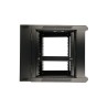 Extralink - szafka wisząca 19" 12U 600x600 AZH Czarna