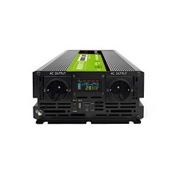 GREEN CELL PRZETWORNICA LCD 24V/230V 3000W/6000W CZYSTY SINUS INVGC24P3000LCD