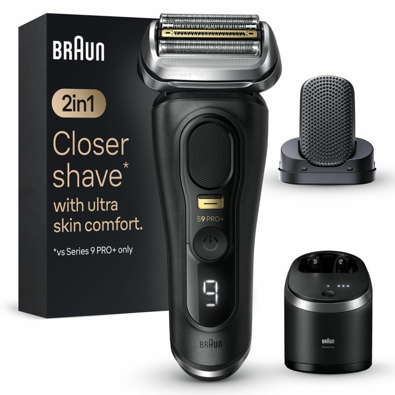 Braun Series 9 Pro+ 9590cc Wet & Dry Golarka foliowa Przycinarka Czarny Braun Series 9 Pro+ 9590cc Wet & Dry Golarka foliowa Przycinarka Czarny