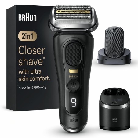 Braun Series 9 Pro+ 9590cc Wet & Dry Golarka foliowa Przycinarka Czarny