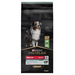 PURINA Pro Plan Adult Medium Sensitive Digestion bogata w jagnięcinę - sucha karma dla psa - 14 kg