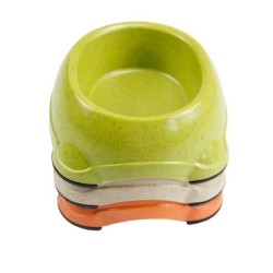 HILTON miska pojed.plast.granit antypoślizgowa poj.250ml mix kol.d/psa