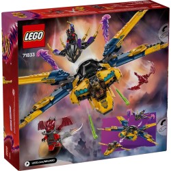 LEGO NINJAGO 71833 Ras i burzowy superodrzutowiec Arina