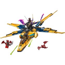 LEGO NINJAGO 71833 Ras i burzowy superodrzutowiec Arina