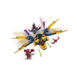 LEGO NINJAGO 71833 Ras i burzowy superodrzutowiec Arina