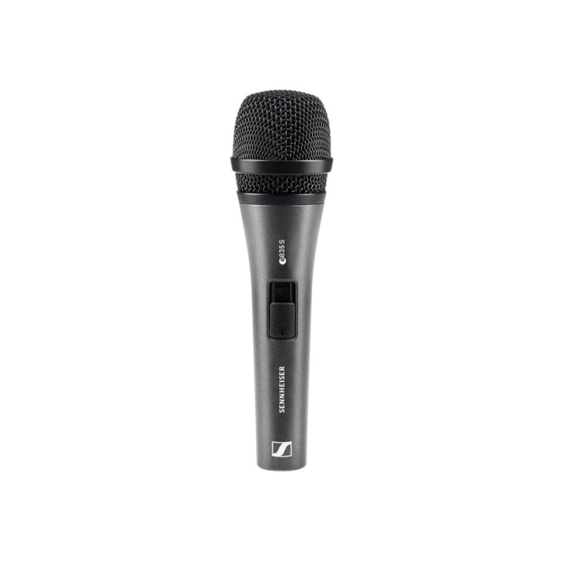 Sennheiser E 835-S - Mikrofon wokalny, dynamiczny, kardioidalny z wyłącznikiem Sennheiser E 835-S - Mikrofon wokalny, dynamiczny, kardioidalny z wyłącznikiem