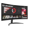 LG 34WR50QK-B monitor komputerowy 86,4 cm (34") 3440 x 1440 px Wide Quad HD Czarny