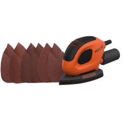 Black & Decker BEW230 Szlifierka do detali 11000 RPM Czarny, Pomarańczowy 55 W