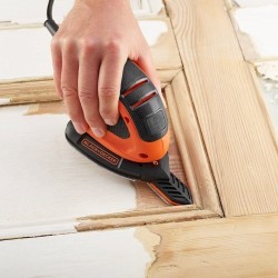 Black & Decker BEW230 Szlifierka do detali 11000 RPM Czarny, Pomarańczowy 55 W