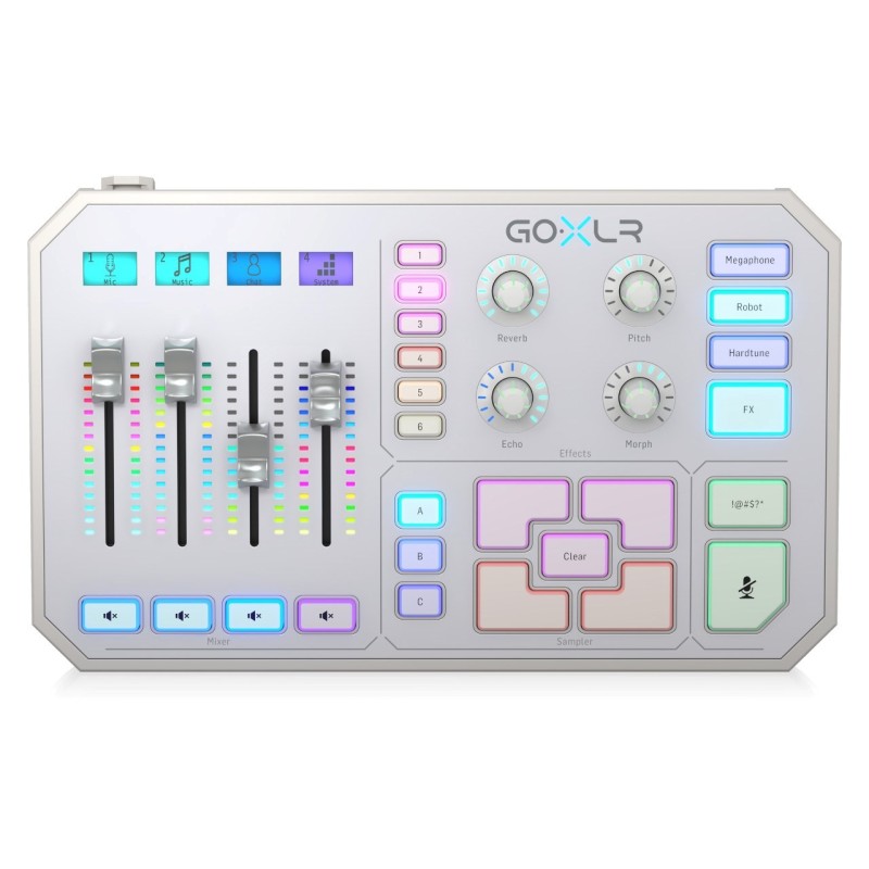 TC Helicon GO XLR-WH - Mikser i interfejs audio USB TC Helicon GO XLR-WH - Mikser i interfejs audio USB