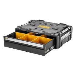 DeWALT DWST08510-1 pudełko na narzędzia Przybornik Aluminium, Plastik Czarny, Stal nierdzewna, Żółty