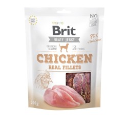 Brit Jerky Chicken Real Fillets - Kurczak - przysmak dla psa - 200 g