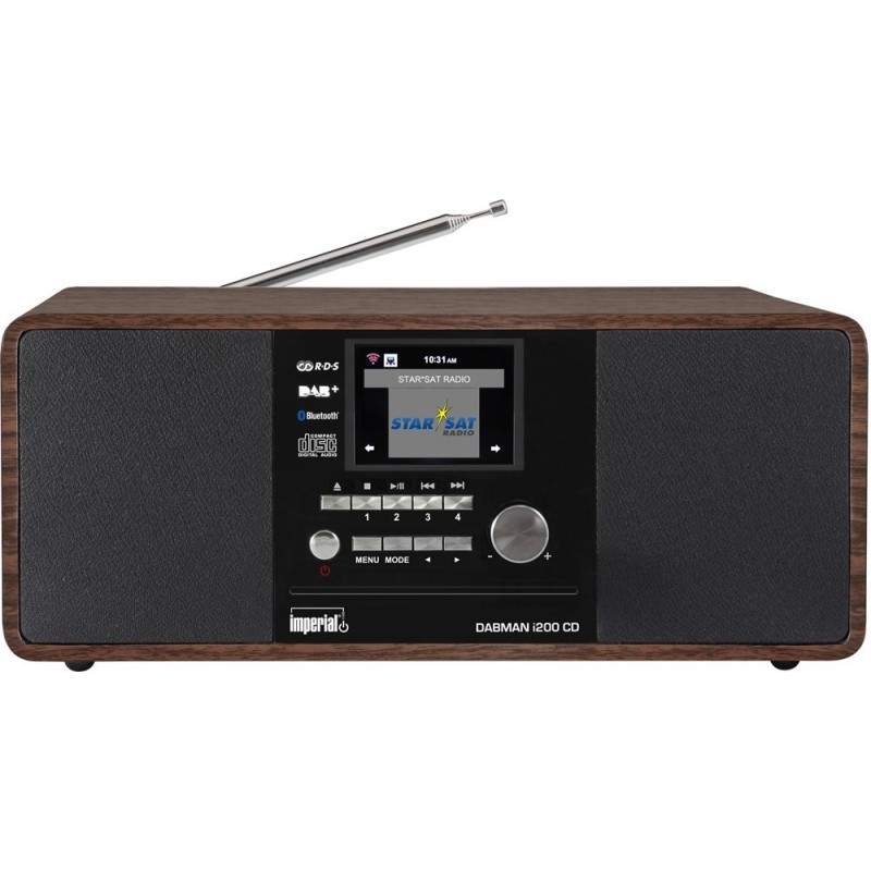 imperial Radio DABMAN i200 CD/Internet/DAB/DAB+/UKW holzoptik imperial Radio DABMAN i200 CD/Internet/DAB/DAB+/UKW holzoptik