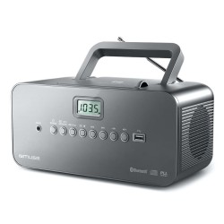 Muse M-30 BT Cyfrowy 2 W FM, MW, PLL Szary Odtwarzacz mp3