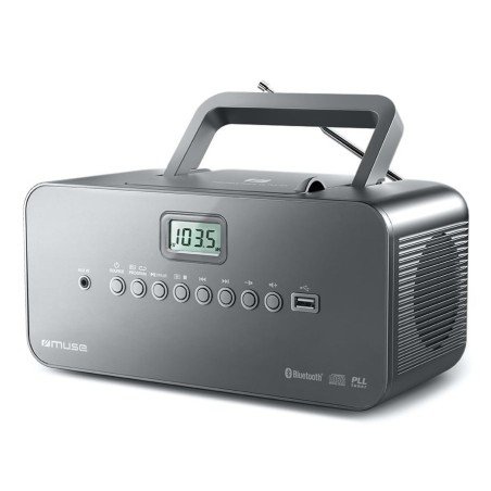 Muse M-30 BT Cyfrowy 2 W FM, MW, PLL Szary Odtwarzacz mp3