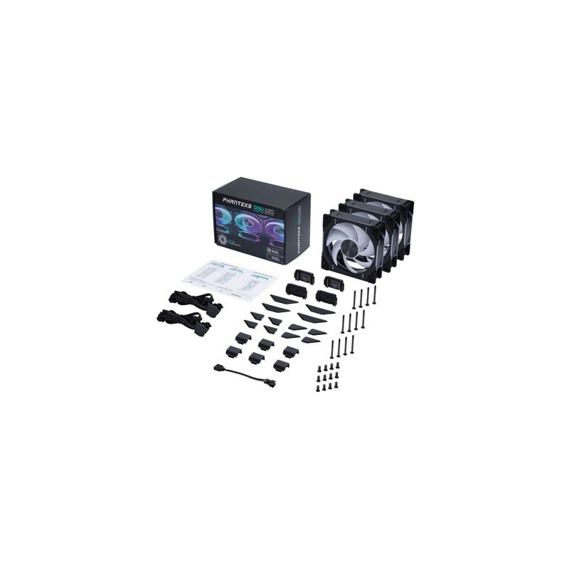 Wentylator PWM Phanteks D30 120mm, DRGB Wentylator PWM Phanteks D30 120mm, DRGB