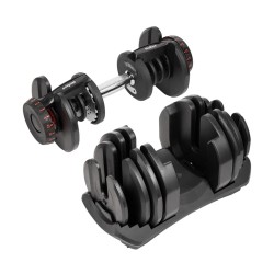 Hantel żeliwny regulowany 40 kg REBEL ACTIVE