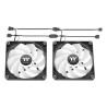 Wentylator komputerowy Thermaltake CT140 Reverse ARGB Sync z podświetleniem 140mm, zestaw 2 sztuki