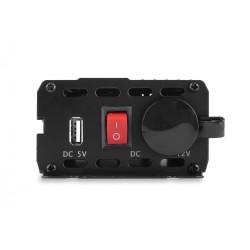 VOLT Przetwornica DC/DC 24/12V DC 200 GNIAZDO ZAPALNICZKI + USB