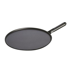 Patelnia do naleśników z metalowym uchwytem Staub - 30 cm, Czarny