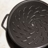 Głęboka patelnia do duszenia z pokrywką STAUB 40511-472-0 - czarna 28 cm