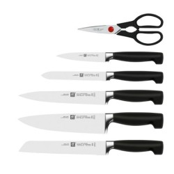 Zestaw noży samoostrzących ZWILLING Four Star 35145-007-0 7 elementów czarny