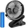 BLOW WENTYLATOR BIURKOWY Z KLIPSEM 10CM USB CZARNY + AKUMULATOR