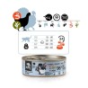 3Coty TURKEY + CHICKEN + KRILL for Senior Cats 80g