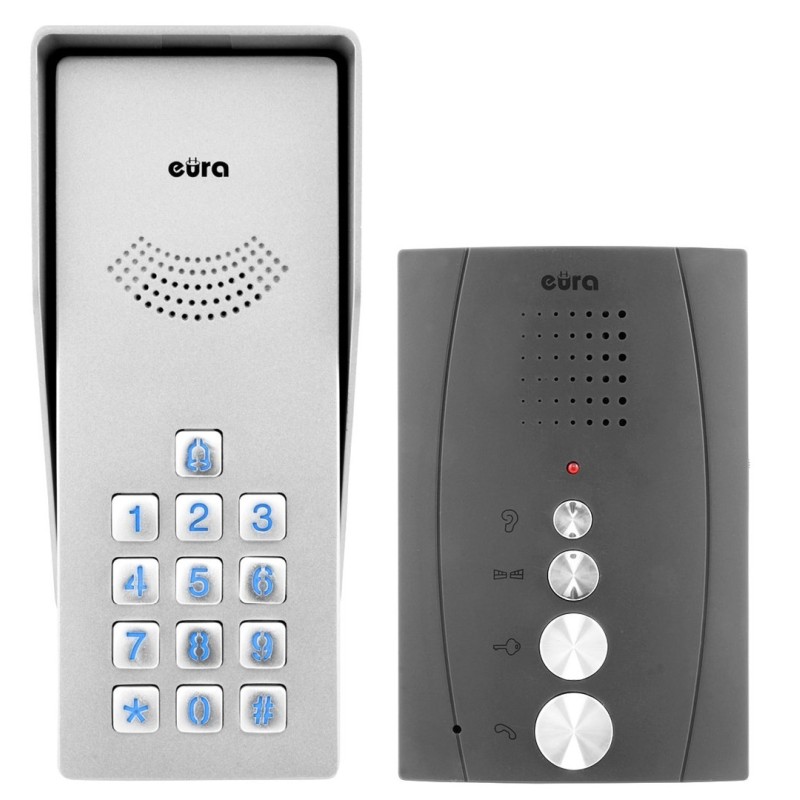 Domofon EURA ADP-38A3 ENTRA grafit Domofon EURA ADP-38A3 ENTRA grafit