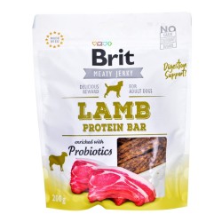 Brit Jerky Lamb Protein Bar - Jagnięcina - przysmak dla psa - 200 g