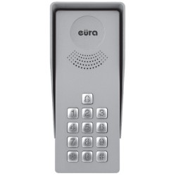Domofon 'EURA' ADP-36A3 'INGRESSO BIANCO' - 1-rodzinny, kaseta zewnętrzna z szyfratorem