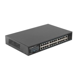 Switch LANBERG RSGE-24P-2GE-2S-360 RACK 19" 24X 1GB POE+/2X GB/2X SFP 360W