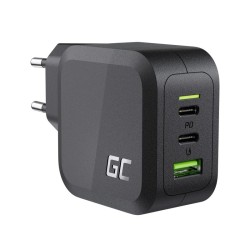 GREEN CELL ŁADOWARKA MULTI USB GAN GC POWERGAN 65W PD 3.0 QC 3.0 2XUSB-C 1XUSB-A