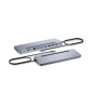 i-tec C31FLAT2PDPRO100W stacja dokująca Przewodowa USB 3.2 Gen 1 (3.1 Gen 1) Type-C Srebrny