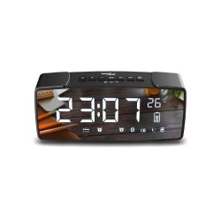 GREENBLUE RADIOBUDZIK BLUETOOTH 4.2, FM, AUX-IN, 6W, TEMPERATURA, ALARM, ZEGAR, AKUMULATOR 2200MAH GB200