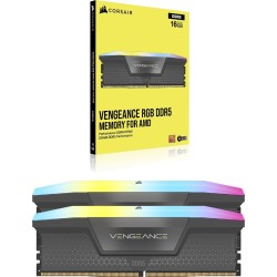 Corsair Vengeance RGB, DDR5-6000, CL36, AMD EXPO - 32 GB Dual Kit, Szary