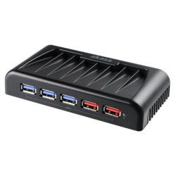 Akasa Connect 7 EX - Hub USB 3.0 z 2x portem szybkiego ładowania