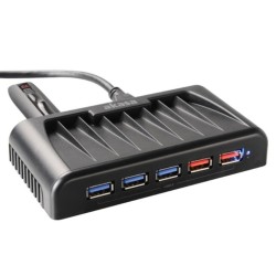 Akasa Connect 7 EX - Hub USB 3.0 z 2x portem szybkiego ładowania