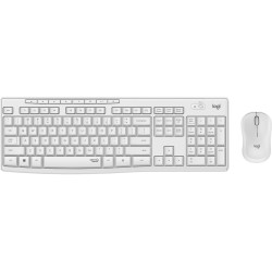 Logitech MK295 Silent Wireless Combo klawiatura Dołączona myszka Biuro USB QWERTZ Niemiecki Biały