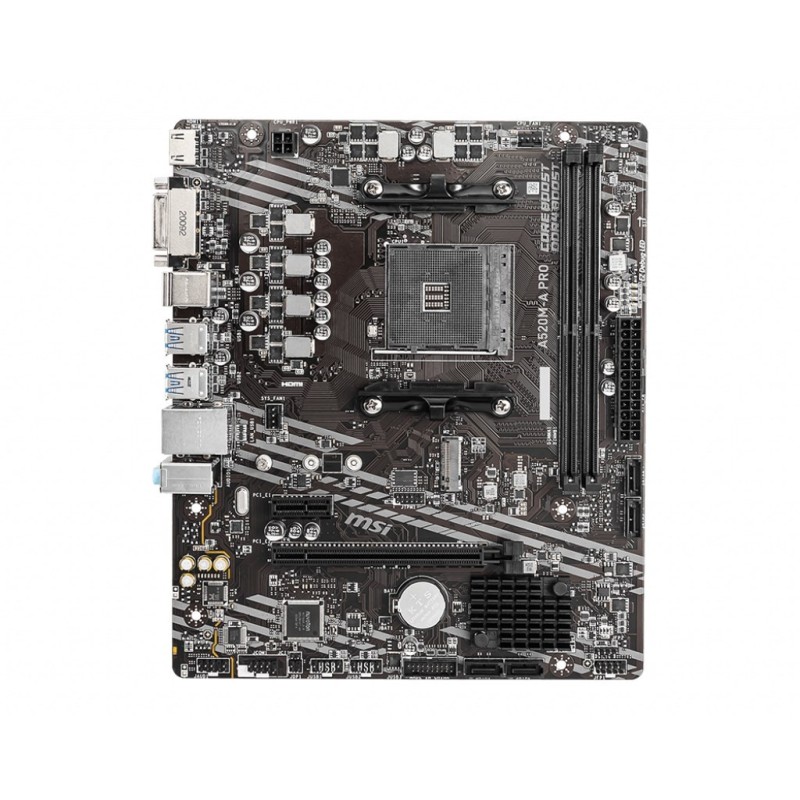 Płyta główna MSI A520M-A PRO AM4 2DDR4 Płyta główna MSI A520M-A PRO AM4 2DDR4
