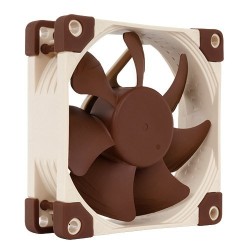 Noctua NF-A8 ULN system chłodzenia komputerów Obudowa komputera Wentylator 8 cm Beżowy, Brązowy
