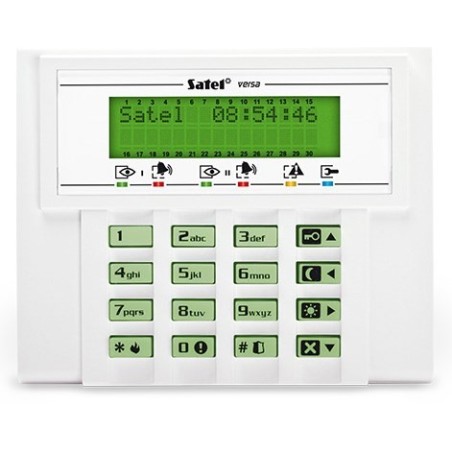 Satel VERSA-LCD-GR Manipulator LCD (biały)