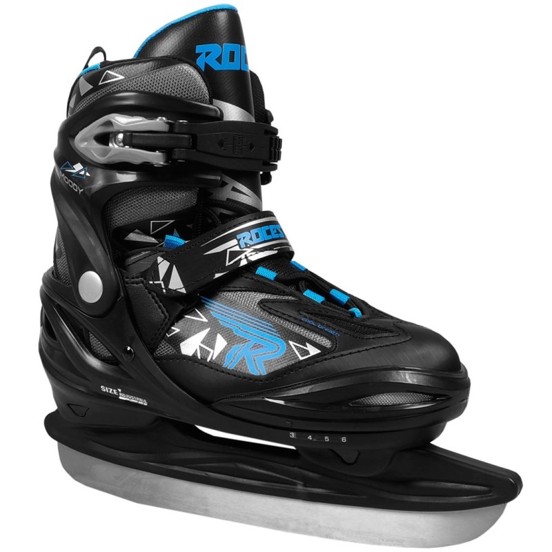 Łyżwy Roces Moody Ice 3.0 Boy czarno-niebieskie 450710 00001 Łyżwy Roces Moody Ice 3.0 Boy czarno-niebieskie 450710 00001