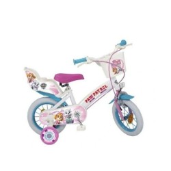 Rower dziecięcy 12" Psi Patrol Biały 1281 Girl TOIMSA