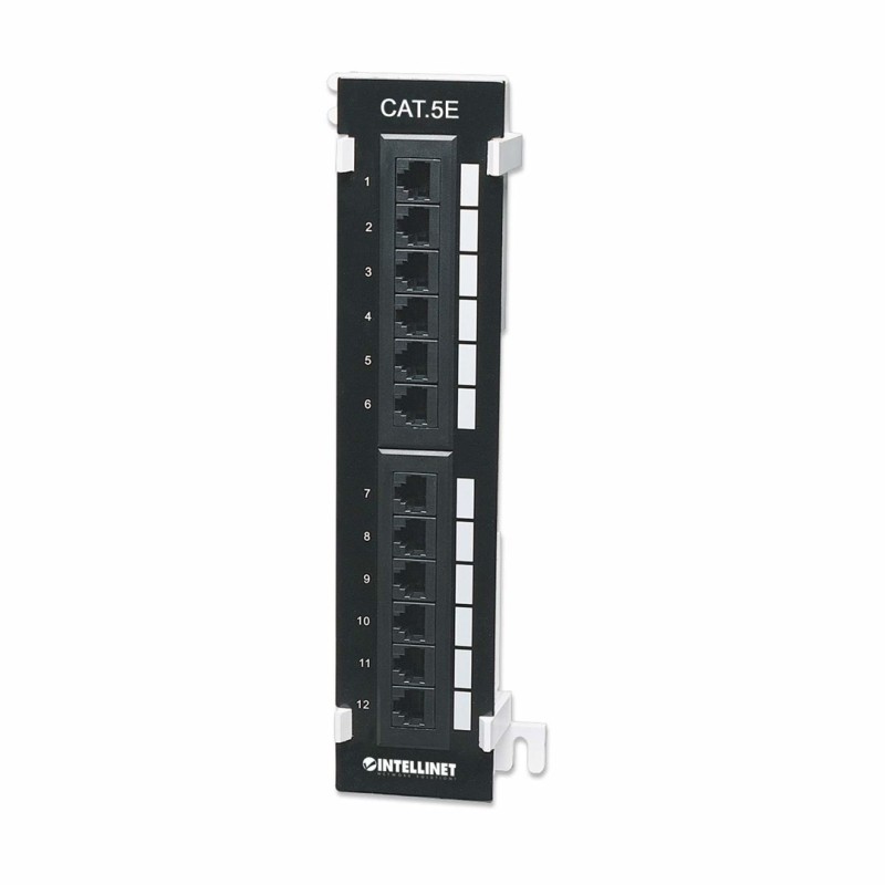 Patch panel naścienny 12 portów RJ45 Cat5e Patch panel naścienny 12 portów RJ45 Cat5e