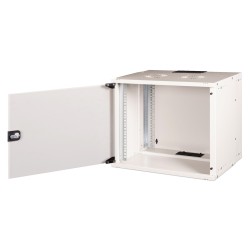 Szafa sieciowa wisząca 19" 9U, SOHO PRO 460 x 540 x 400 mm, drzwi szyba, szary, niezłożona, 60kg