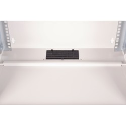 Szafa sieciowa wisząca 19" 9U, SOHO PRO 460 x 540 x 400 mm, drzwi szyba, szary, niezłożona, 60kg