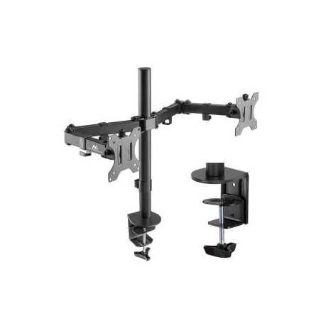 MACLEAN UCHWYT BIURKOWY NA 2 MONITORY LCD MC-884